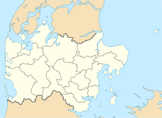 Mapa de la región de Jutlandia Central