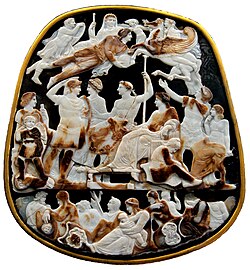 Gran Camafeo de Francia representando a emperadores romanos