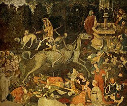 El triunfo de la muerte en el Palazzo Abatellis de Palermo.
