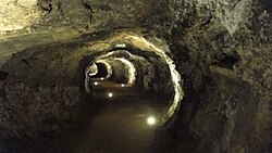 Entrada a la mina de mercurio de Almadén