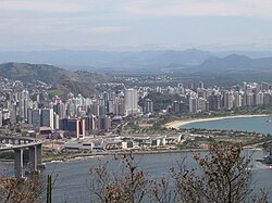 Vista de la ciudad desde el Morro do Moreno