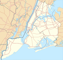Mapa de ubicación de la Isla Ellis en la Ciudad de Nueva York