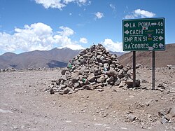 Abra del Acay, punto más elevado de la ruta