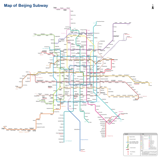 Esquema de las líneas del metro