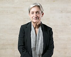 Fotografía de Judith Butler en el CCCB en 2018.