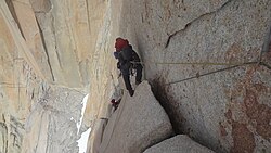 Escaladores en el cerro Torre