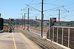 Plataformas de la estación de Avignon TGV