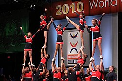 Representación de la selección de Costa Rica en la competición internacional ICU Worlds 2010