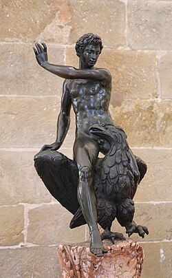Escultura de Ganímedes por Benvenuto Cellini