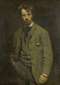 Retrato de Albert Verwey por Jan Veth