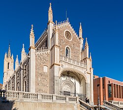 Fachada de la iglesia de San Jerónimo