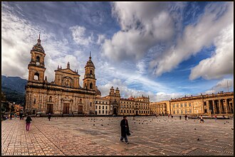Vista panorámica del centro histórico de La Candelaria