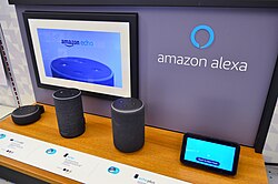 Dispositivo Amazon Echo relacionado con el ecosistema de Amazon Alexa