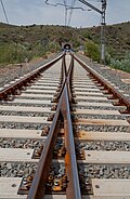 Medición de la trocha ferroviaria