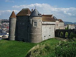 Vista exterior del Castillo de Dieppe