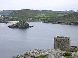 Castillo de Cromwell en las Islas Sorlingas