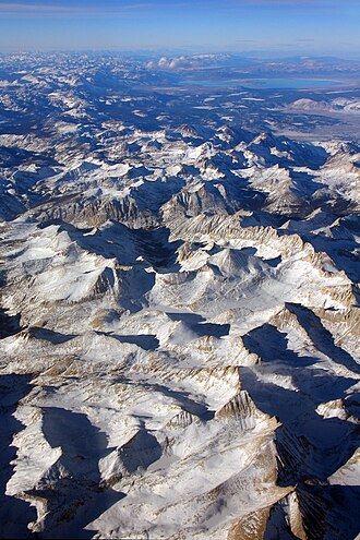 Paisaje montañoso de la Sierra Nevada