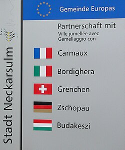 Ciudades hermanas de Neckarsulm