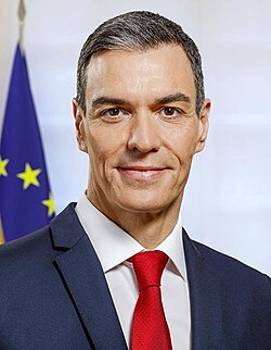 Fotografía oficial del presidente Pedro Sánchez