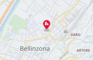 Esquema cartográfico de la región de Bellinzona