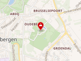 Mapa de ubicación del Muur-Kapelmuur