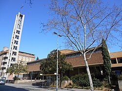 Iglesia de San Pío X, en el barrio del Congreso, obra de Josep Soteras.