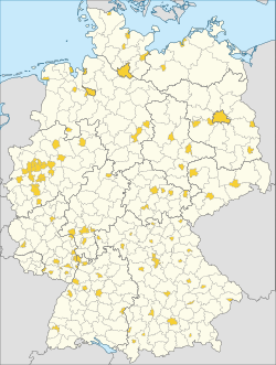Mapa de los 401 Landkreise alemanes