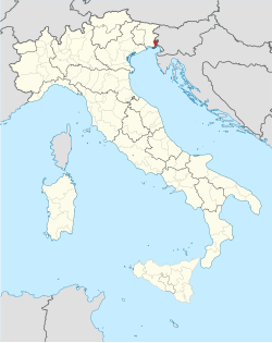 Emblema y elementos representativos de la Provincia de Gorizia