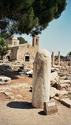 Pilar de San Pablo en Pafos, Chipre.