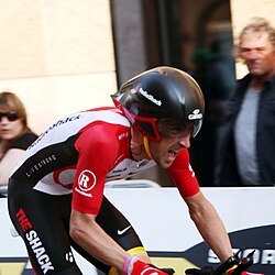 Haimar Zubeldia con maillot del equipo RadioShack
