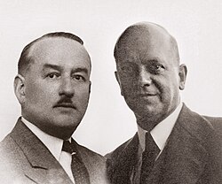 Retrato histórico de Paul Mercier y William Baume