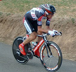 Ciclista en contrarreloj