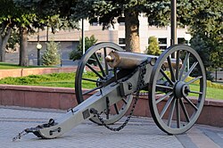 Napoleón de 12 libras en el Colorado State Capitol