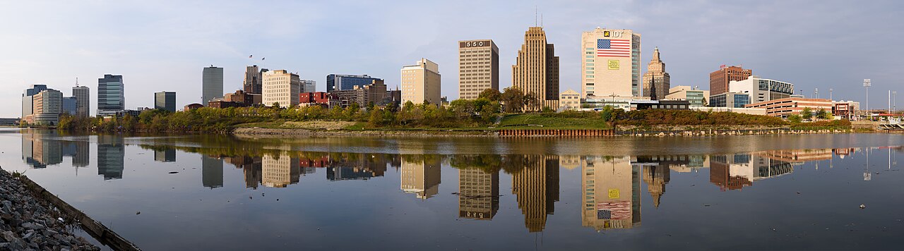 Panorama de Newark desde Harrison