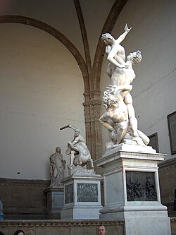 El Rapto de las Sabinas de Giambologna