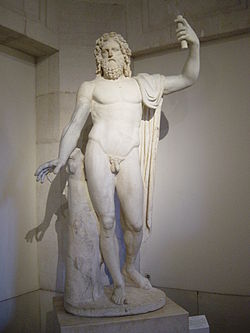 Estatua clásica de Júpiter Tonante