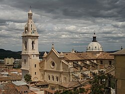 Fachada de la Colegiata de Játiva