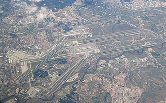 Vista general del Aeropuerto Adolfo Suárez Madrid-Barajas