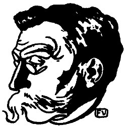 Retrato de Émile Verhaeren por Félix Vallotton