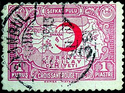 Sello postal histórico de Turquía