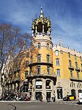 Torre Andreu conocida como La Rotonda.