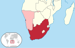 Bandera histórica de la Unión Sudafricana