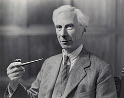 Fotografía de Bertrand Russell en 1936