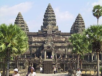 Vista general del complejo monumental de Angkor Wat