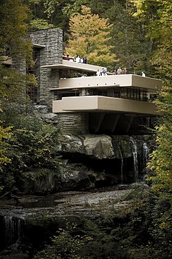 La Casa de la Cascada diseñada por Frank Lloyd Wright