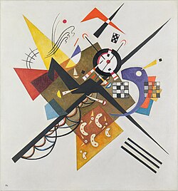 Obra En blanco II pintada en óleo sobre lienzo en 1923