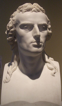 Busto de Schiller esculpido por Theodor Wagner según la obra original de Johann Heinrich Dannecker.