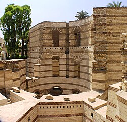 Restos de la fortaleza de Babilonia