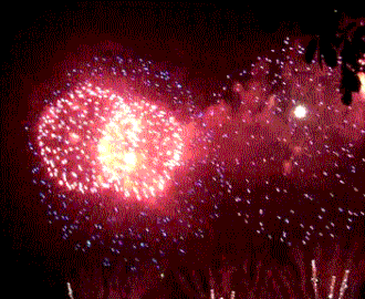 Fuegos artificiales en Turín