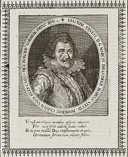 Grabado del margrave de Ansbach